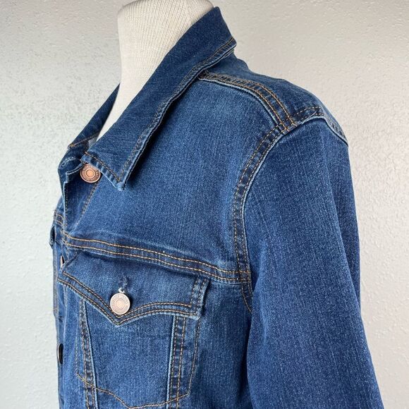 Angels Forever Young Denim Jacket Size L EUC - Picture 4 of 8